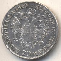 Ausztria 1840A 20Kr Ag T:2 Austria 1840A 20 Kreuzer Ag C:XF