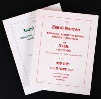 2005, 2007 Zsidó Naptár. Szokások, szabályok és imák hasznos tudnivalók az 5766. és 5768. esztendőre