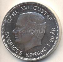 Svédország 1993. 200K Ag "XVI. Károly Gusztáv" T:BU
Sweden 1993. 200 Kronor Ag "Carl ...