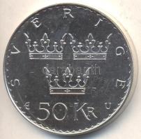 Svédország 1975. 50K Ag "Alkotmányreform" T:BU Sweden 1975. 50 Kronor Ag "Constitutional Reform" C:BU