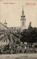 Szépfalu, church and school (EK)