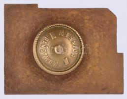 Lengyelország 1951. "Téli Bajnokság 1951" síelő zománcozott jelvény csavaros hátlappal T:1...