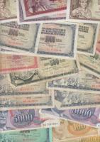 Jugoszlávia / 1944-1990. 22db vegyes bankjegy T:I-III- Yugoslavia / 1944-1990. 22pcs of mixed banknotes C:UNC-VG