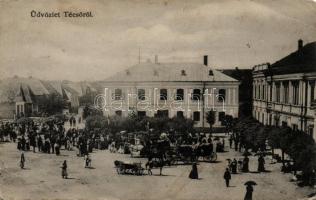 Técső, market place (EB)