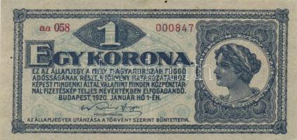 1913-1920. 11klf korona bankjegy T:vegyes