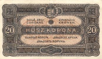 1913-1920. 11klf korona bankjegy T:vegyes