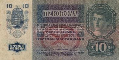 1913-1920. 11klf korona bankjegy T:vegyes