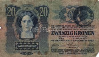1913-1920. 11klf korona bankjegy T:vegyes