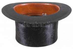 Wacha János kalapos mester márkájú Cilinder, eredeti dobozában, újszerű állapotban, M-L méretben, + ...