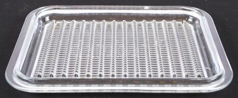 Pénzvisszaadó üvegtálca 20x12 cm