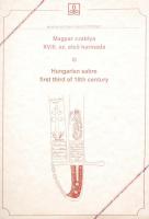 1999 Magyar Olimpiai Bizottság támogatói díja. Díszszablya fémből, és bársonyból, XVIII. sz-i minta ...