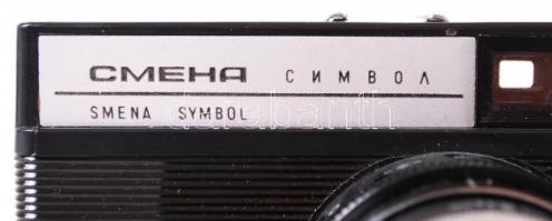 Lomo Smena Symbol fényképezőgép T43 f/4 objektívvel, eredeti tokjában /
Photo camera in original cas...