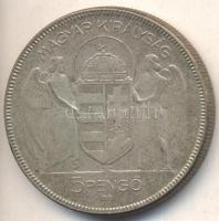 1930. 5P Ag "Horthy-jobbra" T:3