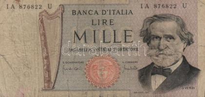 Olaszország 1918-1990. 9db vegyes bankjegy T:vegyes
Italy 1918-1990. 9 pcs of modern banknotes C:mix...