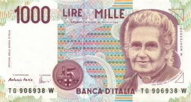 Olaszország 1918-1990. 9db vegyes bankjegy T:vegyes
Italy 1918-1990. 9 pcs of modern banknotes C:mix...