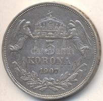 1907. 5K Ag "Ferenc József" T:3