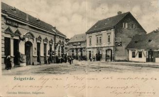 Szigetvár Hoch Ferenc, ifj. Singer Ármin, Schvarz Lajos üzletei, hotel (b)