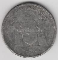 1930. 5P "Horthy-jobbra" korabeli hamisítvány!