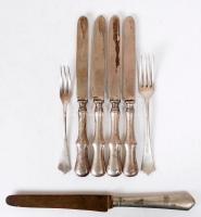 Vegyes tétel, szép, túlnyomórészt ezüstözött, jelzett, alpakka és fém dísztárgyak. Pl.: Berndorfi ez...