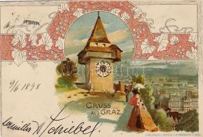 1898 Graz Litho