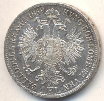 Ausztria 1859A 1Fl Ag "Ferenc József" T:2 Austria 1859A 1 Florin Ag "Franz Joseph" C:XF