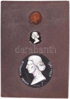 cca 1920-1950 Kerny István cikke a plasztikus fényképezés segítségével előállítható érmékről. Illusz...