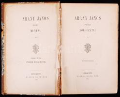 Arany János elbeszélő költeményei. II.IV.V.VII. kötete. Bp., 1889. Ráth Mór