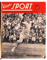 1954-55-56 Képes sport. Aranycsapat korabeli összes évfolyam évenként egybekötve. Félvászon kötésben...