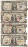 Amerikai Egyesült Államok 1935. 1$ (3x) T:IV USA 1935. 1 Dollar (3x) C:G