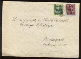 (5. díjszabás) Távolsági levél Kisegítő 20P/30 + 100P/12f bérmentesítéssel, inflation cover franking