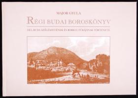 Major Gyula: Régi budai boroskönyv. Dél-Buda szőlészetének és borkultúrájának története. Bp., 1998, a szerző. Kartonált, illusztrált