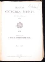 Magyar statisztikai évkönyv. Új folyam. XLIV. 1936. Bp., 1937, Magy. Kir. Központi Statisztikai Hivatal. Kiadói egészvászon kötésben