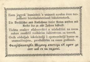 1848-1849. 15Kr + 30Kr + 10Ft "Kossuth bankó" T:III,III-