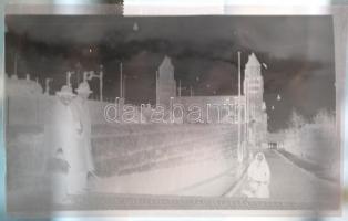 1910 Kb 60 db Fotónegatívok, különböző európai nagyvárosokról