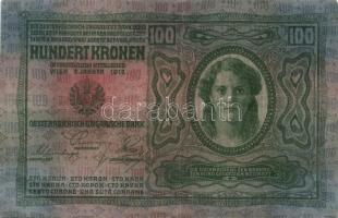 1912. 100K (2x) + 1913. 20K (2x) + 1914. 50K (2x) (magyar felülbélyegzettek is) T:I-III