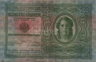 1912. 100K (2x) + 1913. 20K (2x) + 1914. 50K (2x) (magyar felülbélyegzettek is) T:I-III