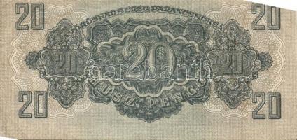 1944. 2P + 5P + 10P + 20P "A Vörös Hadsereg Parancsnoksága" T:vegyes