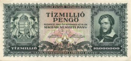 1945. 1.000.000P + 10.000.000P T:I,I-