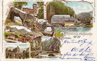 1898 Böhmisch Sächische Schweiz