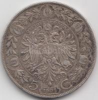 Ausztria 1907. 5K Ag T:3 Austria 1907. 5 Corona Ag C:F