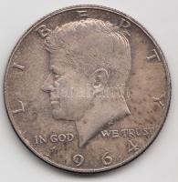 Amerikai Egyesült Államok 1964. 1/2$ Ag "Kennedy" T:2-
USA 1964. 1/2 Dollar Ag "Kenne...