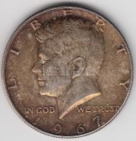 Amerikai Egyesült Államok 1967. 1/2$ Ag "Kennedy" T:2-
USA 1967. 1/2 Dollar Ag "Kenne...