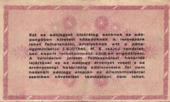 1946. 1.000.000AP (7x) klf színváltozatok, fordított címeres darabok is T:II-III