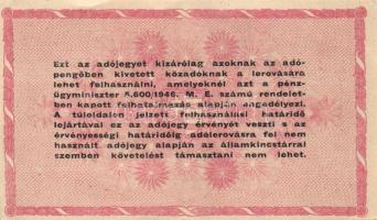 1946. 1.000.000AP (7x) klf színváltozatok, fordított címeres darabok is T:II-III