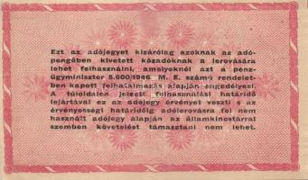 1946. 1.000.000AP (7x) klf színváltozatok, fordított címeres darabok is T:II-III