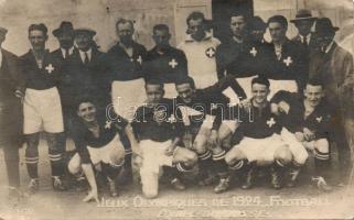 1924 Summer Olympics, football team of Swiss, photo (fl)