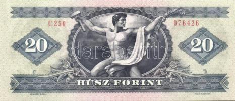 1962-1965-1980. 20Ft (3x) T:I kissé hullámos