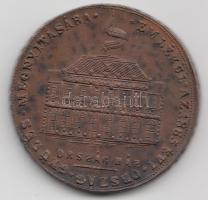 1865. "Emlékül az 1865 évi ország gyűlés megnyitására" Br emlékérem (26.15g/38.7mm) T:2