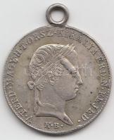 1848KB 10Kr Ag "V. Ferdinánd / Madonna" (3.95g) T:2- füllel
Hungary 1848. 10 Kreuzer Ag &q...