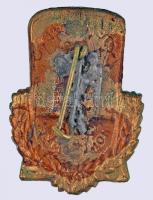 Osztrák-Magyar Monarchia ~1917. "308. Honvéd Gyalogezred SIEMIKOWCE" tombak sapkajelvény (...